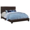 Dorian Upholstered Queen Bed Brown