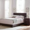 Dorian Upholstered Queen Bed Brown