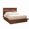 Winslow Storage Eastern King Bed Smokey Walnut and Coffee Bean