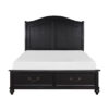 Herman (3) Eastern King Platform Bed with Footboard Storage