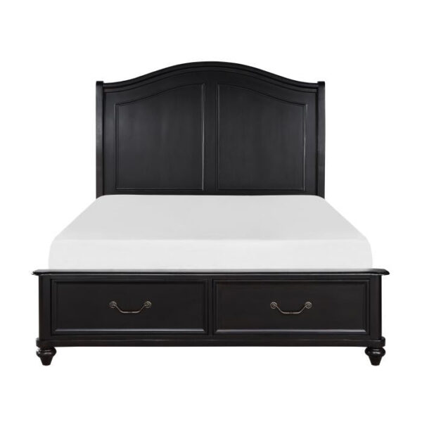 Herman (3) Eastern King Platform Bed with Footboard Storage