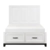 1450WHF-1-Youth (3) Full Platform Bed with Footboard Storage