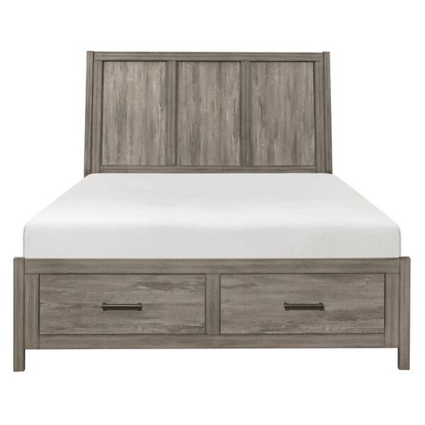 Bainbridge (3) California King Platform Bed with Footboard Storage