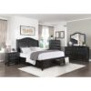 Herman (3) Eastern King Platform Bed with Footboard Storage